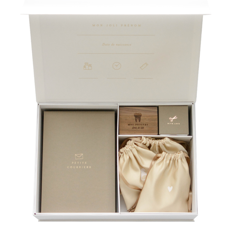 Coffret souvenir d'enfance - idée cadeau naissance bébé fille