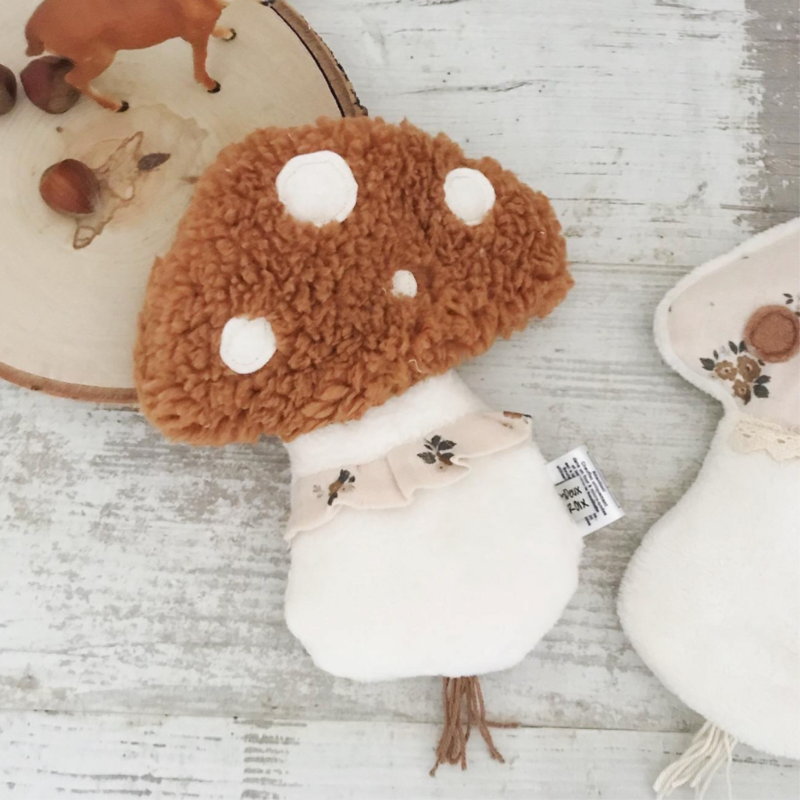 Dry hot water bottle - Mushroom