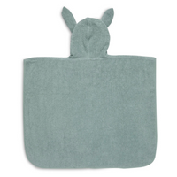 Ash green bath poncho