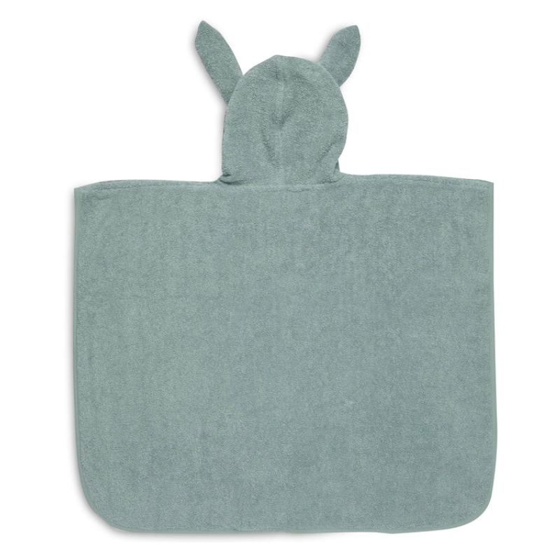Ash green bath poncho