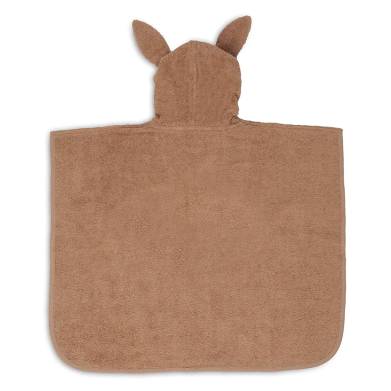 Poncho de bain caramel