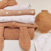 Caramel bath poncho