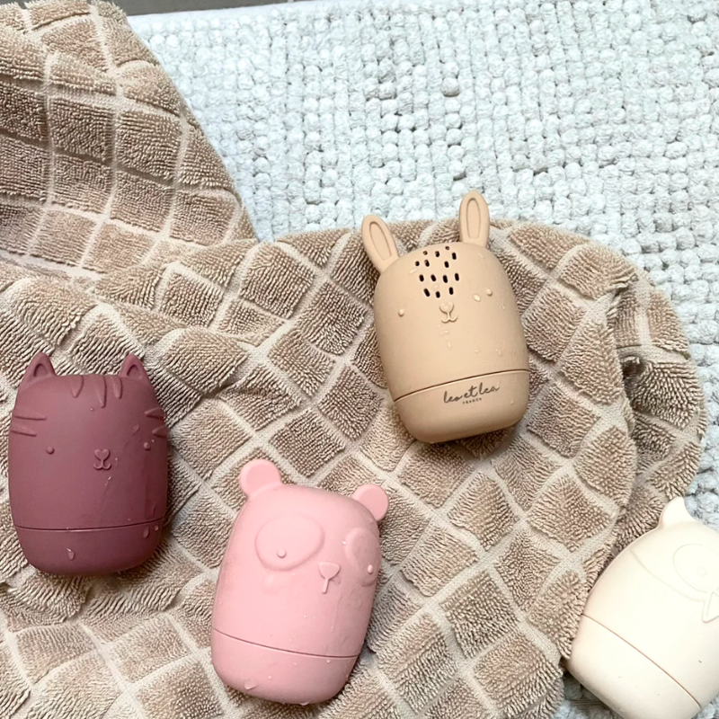 Bath toys - animals - pink 