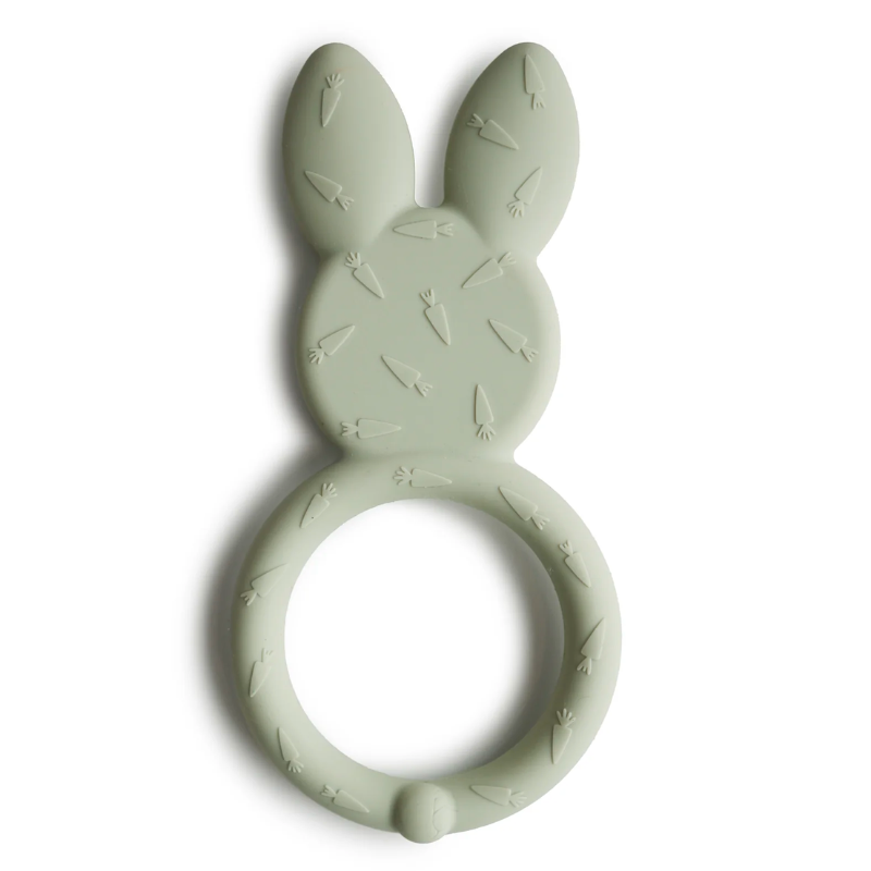 Teething ring - Green rabbit
