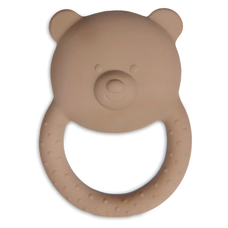 Teddy bear teething ring - biscuit 