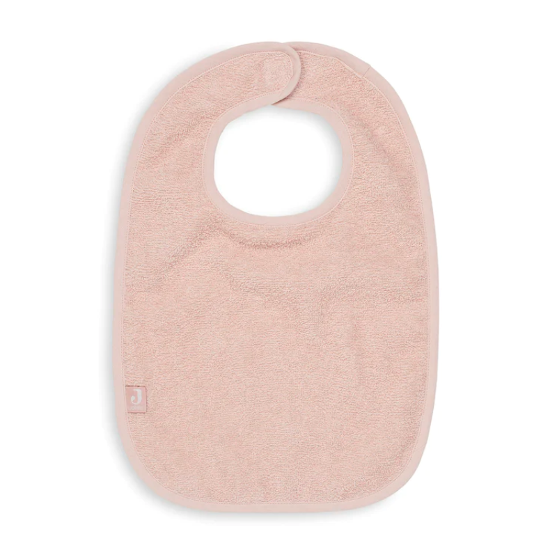 Terry bib - powder pink