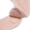 Terry bib - powder pink
