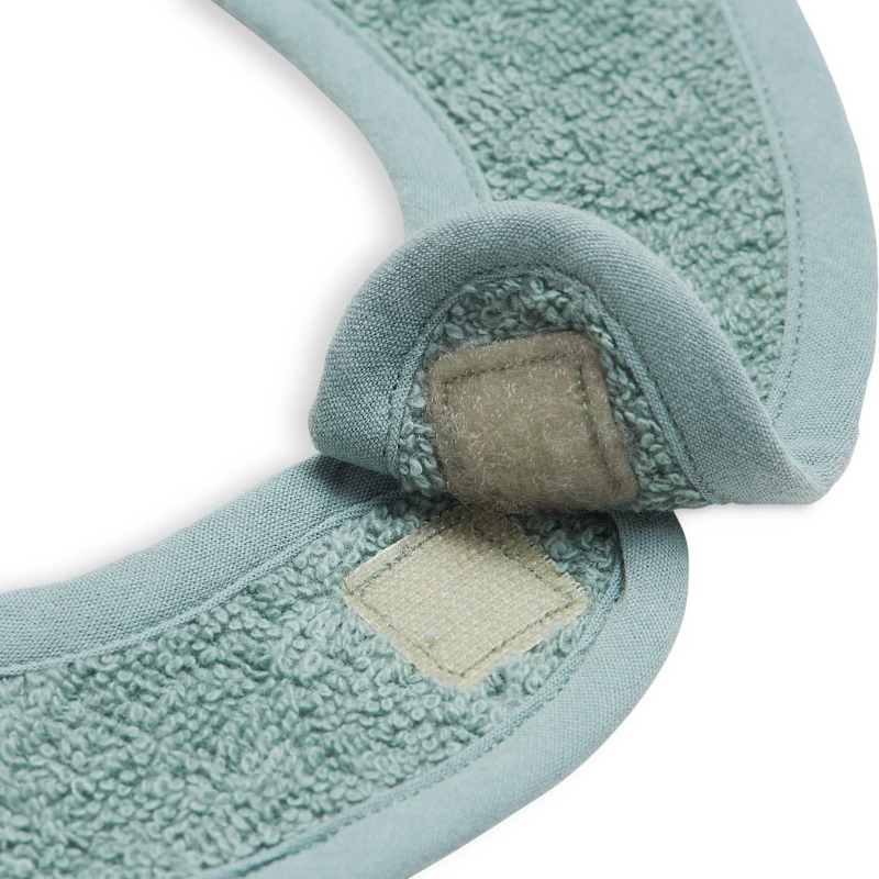 Terry bib - ash green