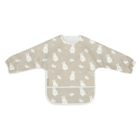 Waterproof sleeved bib - Miffy - olive green