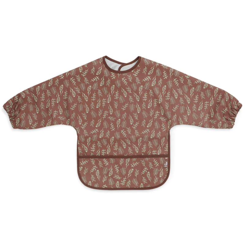 Waterproof sleeved bib - chestnut