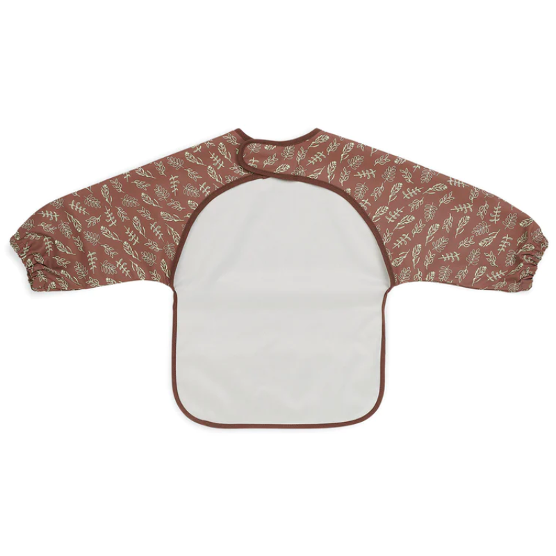 Waterproof sleeved bib - chestnut