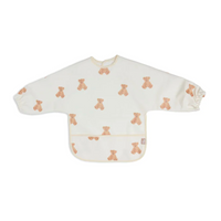 Waterproof sleeved bib - bear