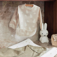 Bavoir à manches imperméable - Miffy - nougat