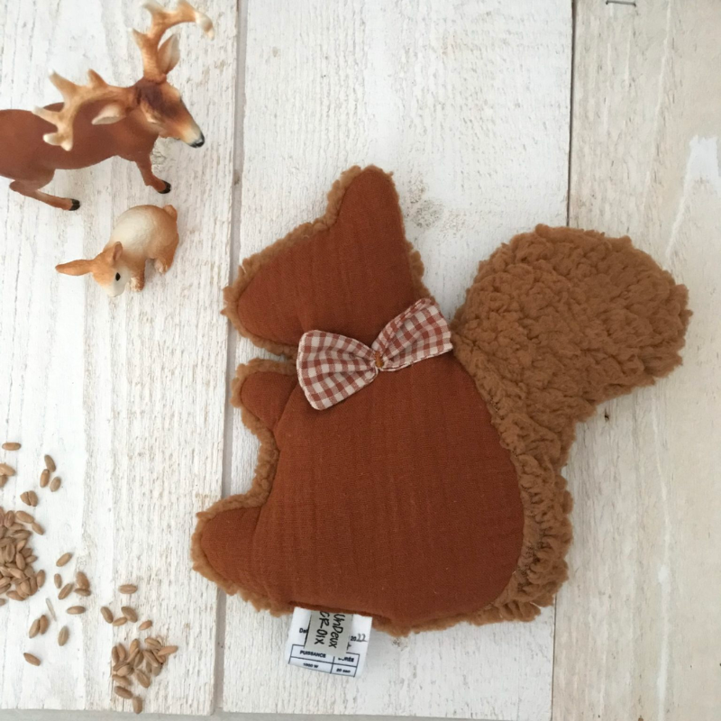 Dry hot water bottle - Squirrel