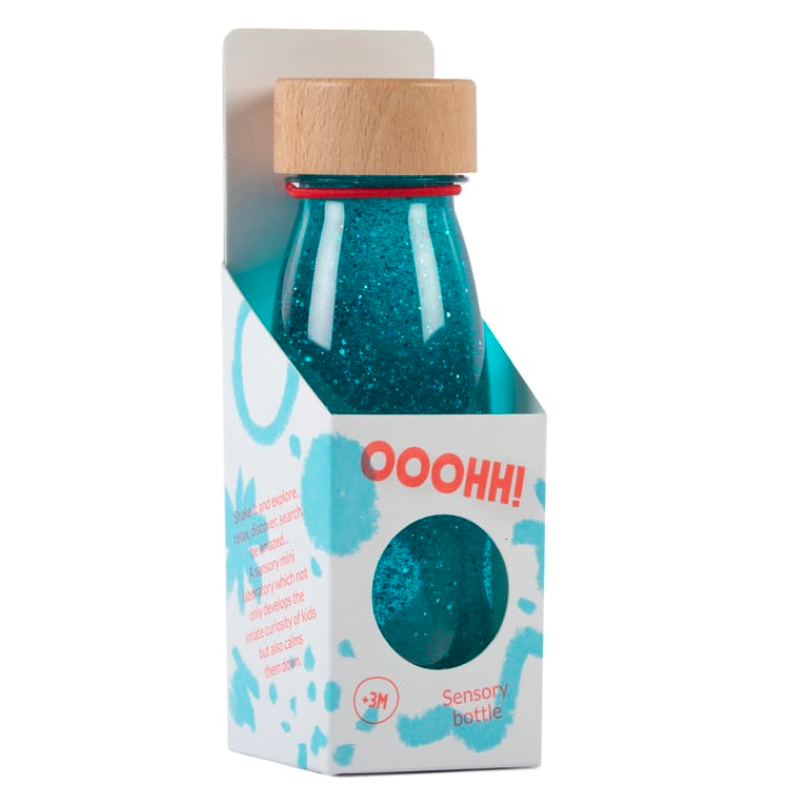 Bouteille sensorielle - Turquoise