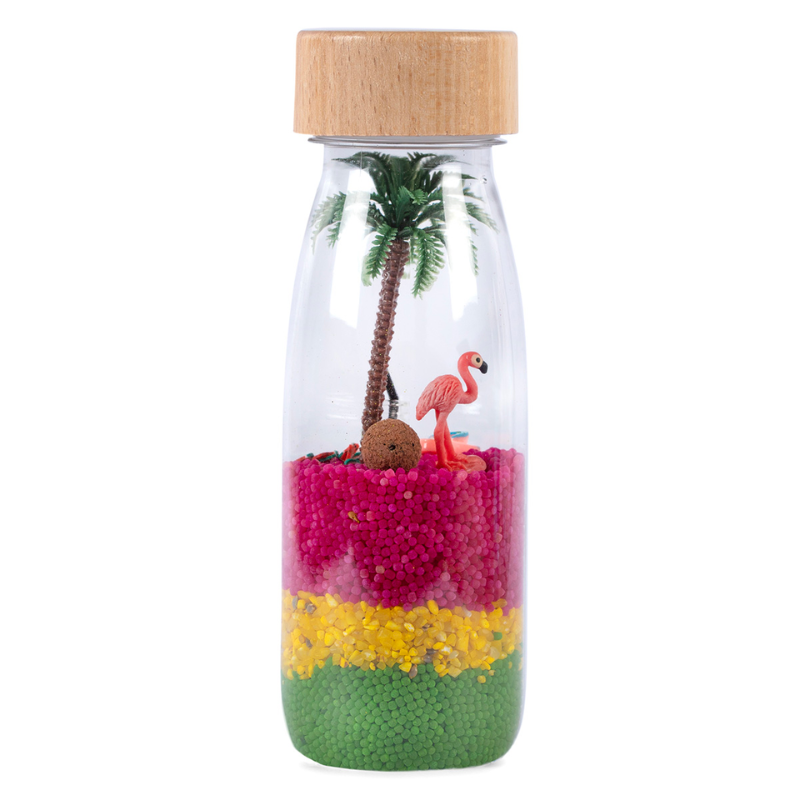 Sensory bottle - Flamingo