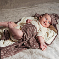 Bath cape - chestnut