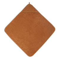 Terry cotton bath cape - caramel