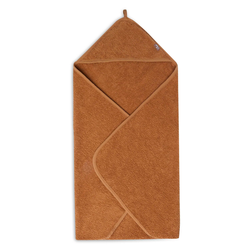 Terry cotton bath cape - caramel