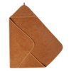 Terry cotton bath cape - caramel