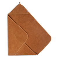 Terry cotton bath cape - caramel