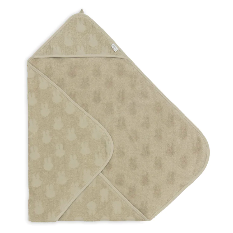 Terry cotton bath cape - Miffy - Olive green 