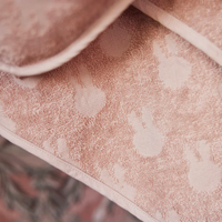 Terry cotton bath cape - Miffy - Wild rose 