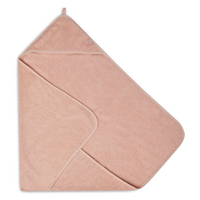 Terry cotton bath cape - powder pink