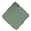 Terry cotton bath cape - ash green