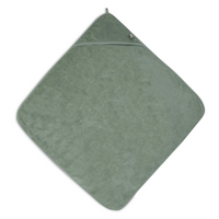 Terry cotton bath cape - ash green