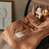Buckle footmuff - biscuit