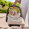 Buckle footmuff - natural
