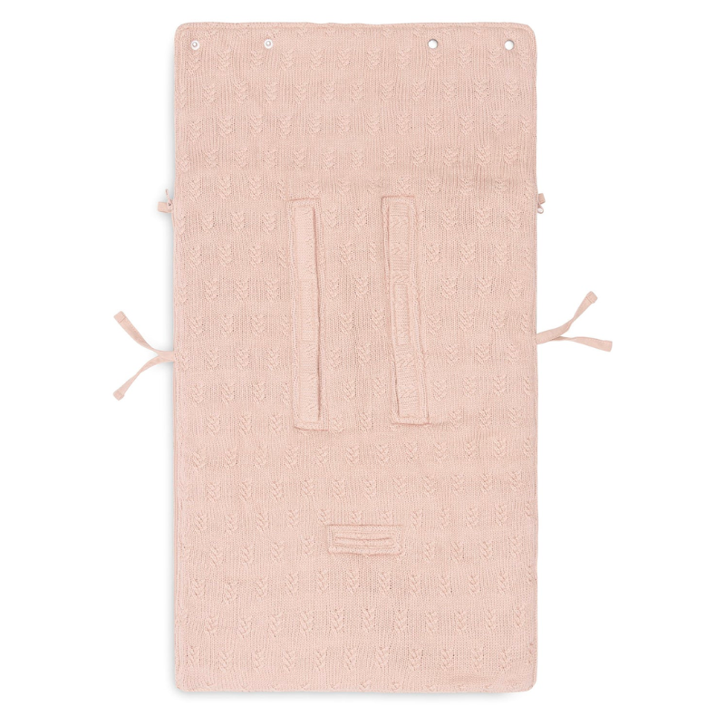 Wild knit footmuff - pink