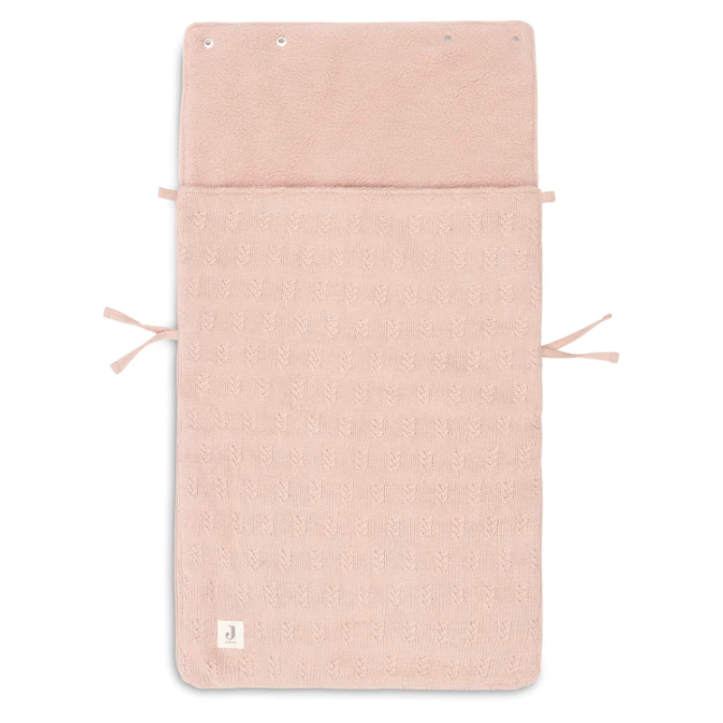 Wild knit footmuff - pink