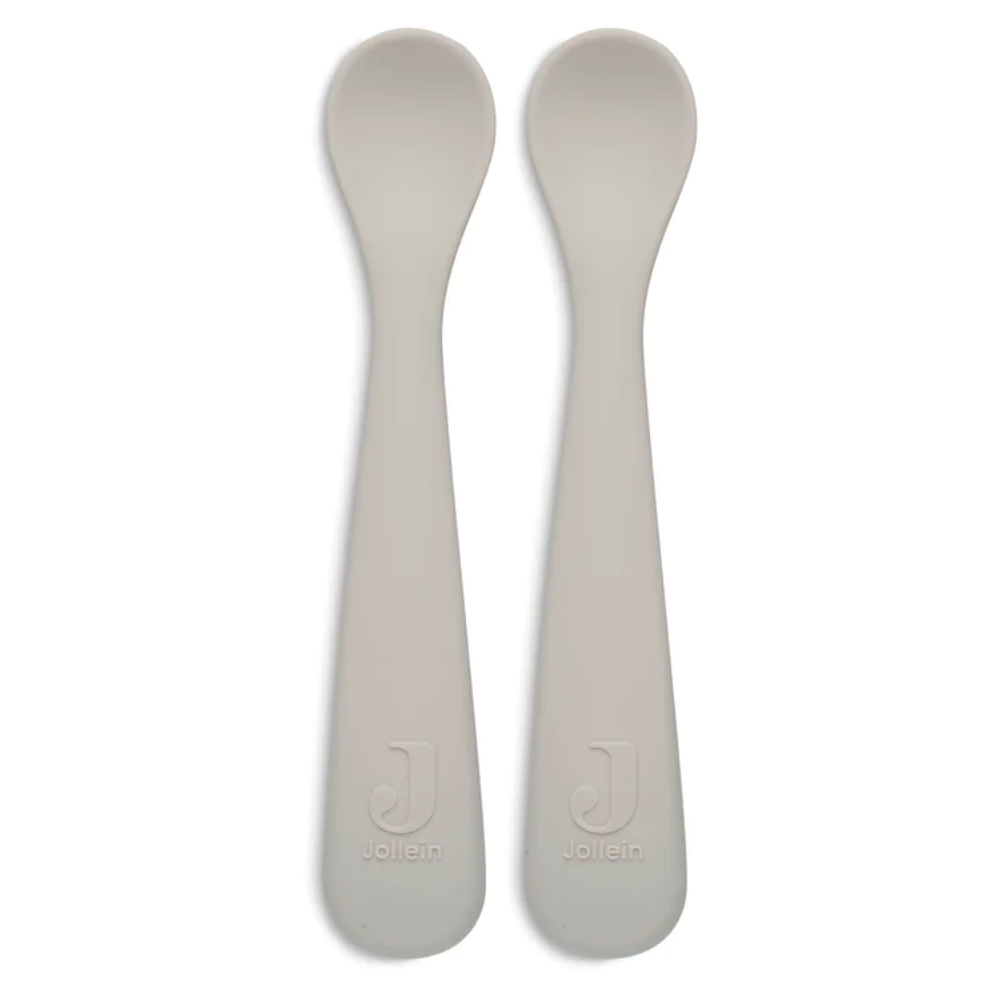 Lot de 2 cuillères souples en silicone - Nougat