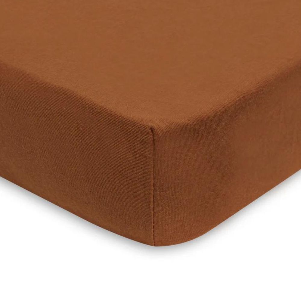 Lot de 2 draps-housse cododo / berceau - caramel