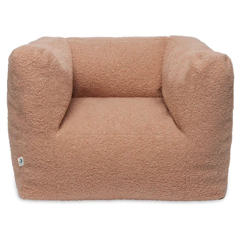 Fauteuil boucle  - biscuit