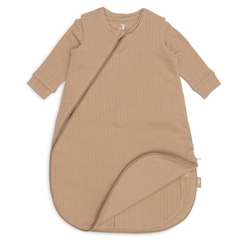 Openwork birth sleeping bag - Nougat