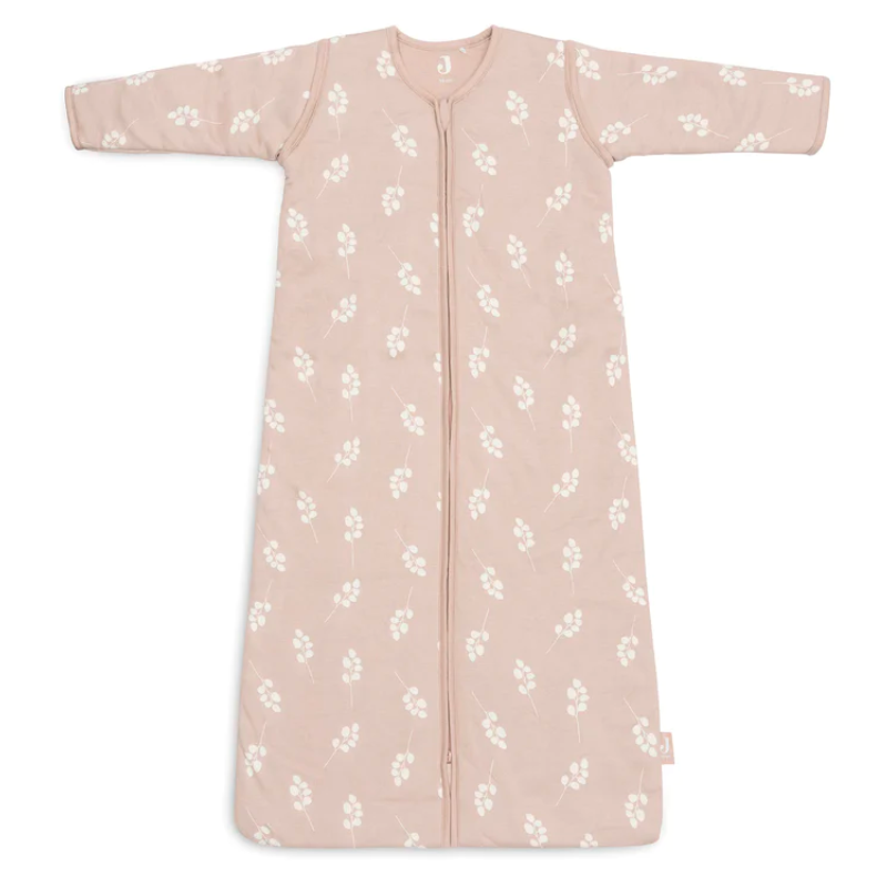 Sleeping bag with removable sleeves - twigs - pink