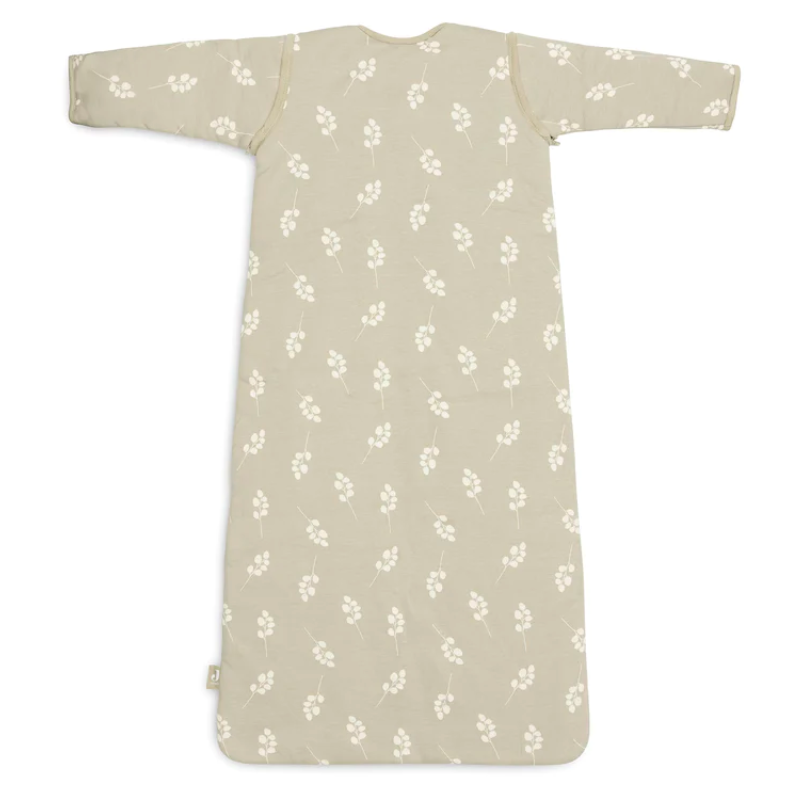 Sleeping bag with removable sleeves - twigs - green