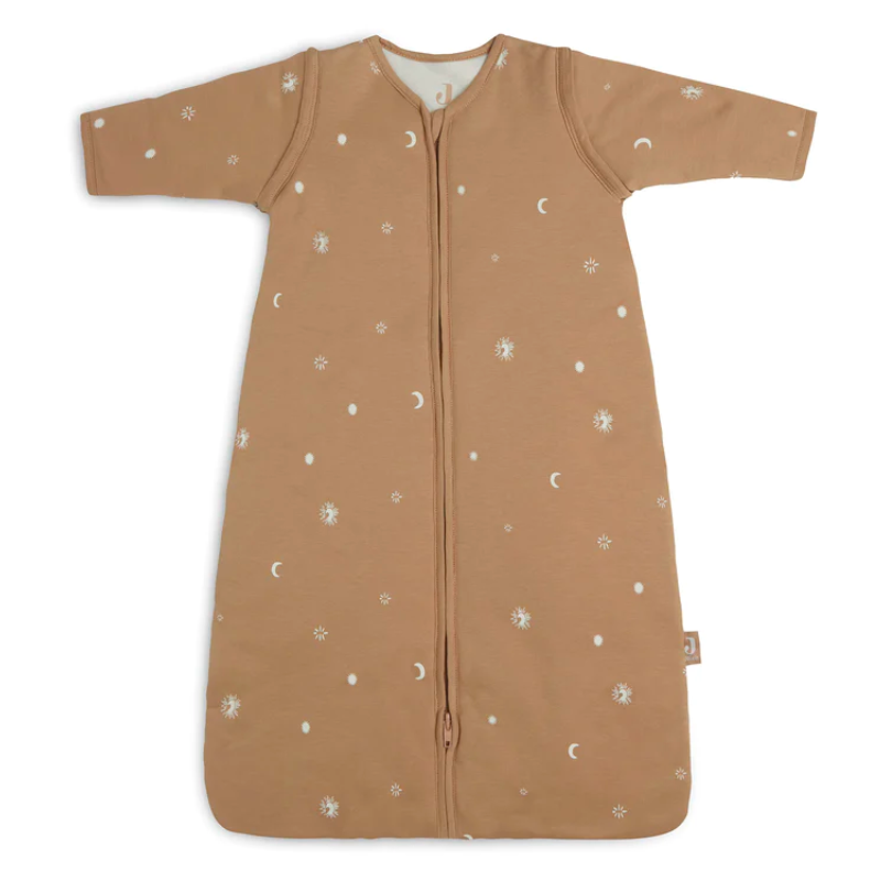 Sleeping bag with removable sleeves - stars - biscuit
