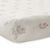 Housse matelas à langer - brindilles roses