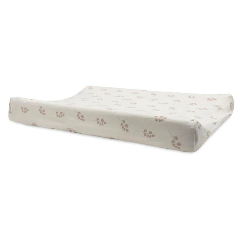 Housse matelas à langer - brindilles roses