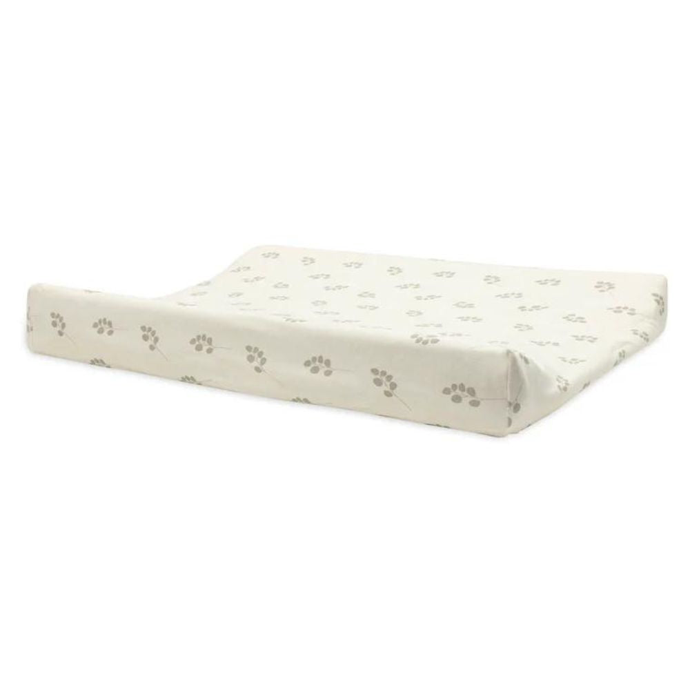 Housse matelas à langer - brindilles vertes