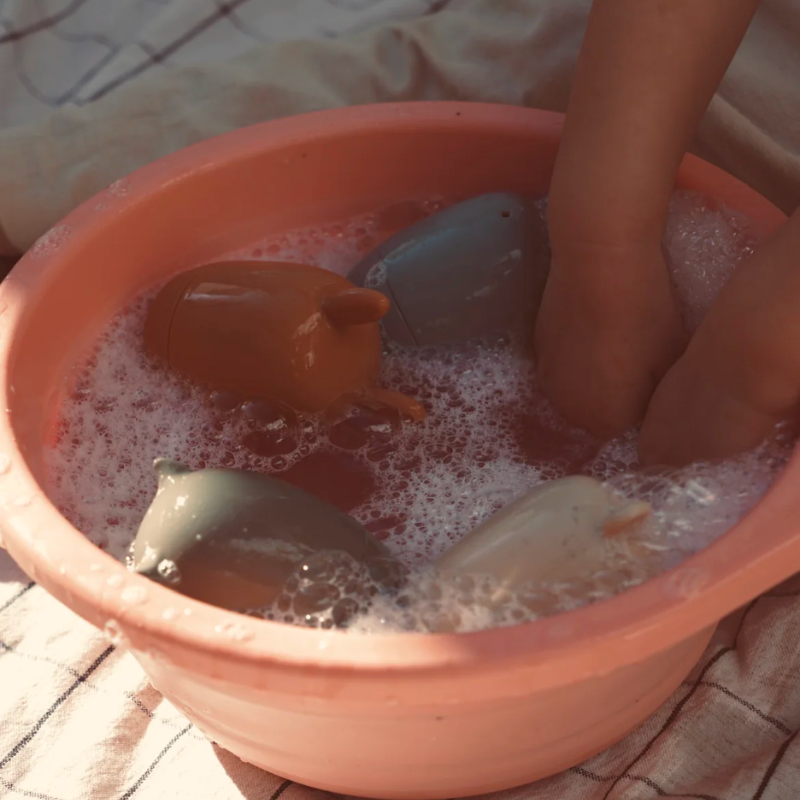 Jouet pour le bain 100% silicone - dès la naissance - forme