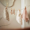 Set of 3 small swaddles - Olive