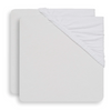 Fitted baby bed sheet 60x120cm white - 2 pieces