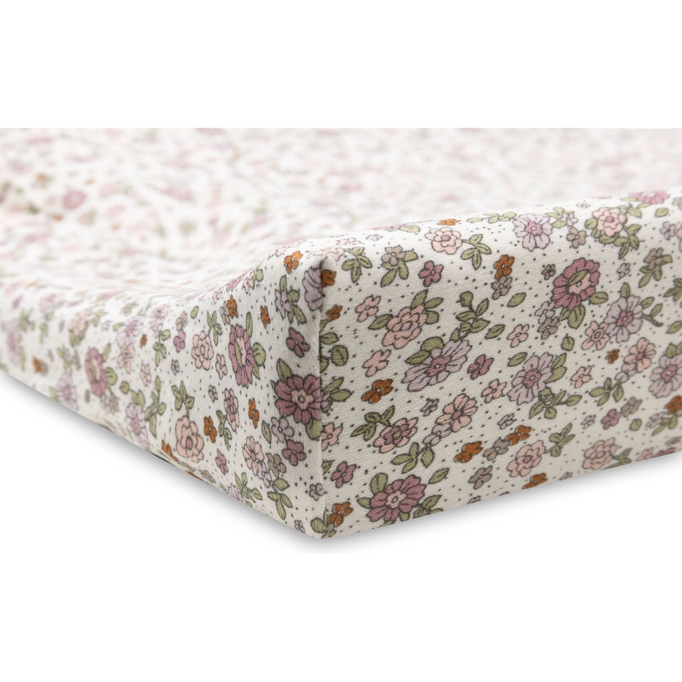Matelas Gonflable Vintage Li-Lo Double, Coton, Motif Floral Rétro, 180x110cm