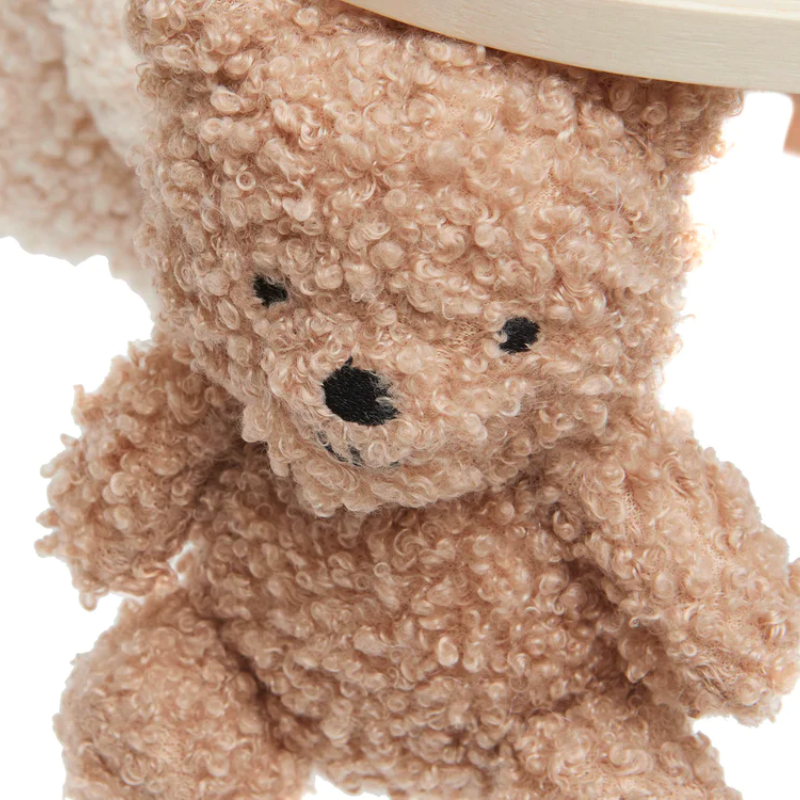 Teddy bear bedroom mobile - cream