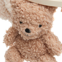 Teddy bear bedroom mobile - cream